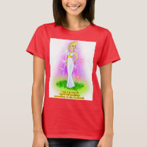 Goddess Maternity T - Shirt (Blond Hair)
