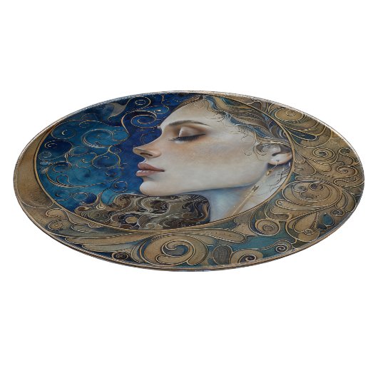 Goddess Moon Schneidebrett (Ecke)