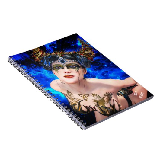 Goddess Morghanna-Notebook Notizblock (Rechte Seite)