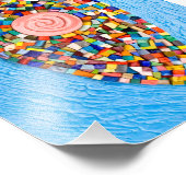 Goddess Mosaic Fotodruck (Ecke)