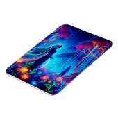 Goddess Neon Forest of Light Fantasy Märchenart Magnet (Linke Seite)
