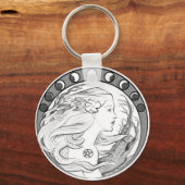 Goddess Nouveau Schlüsselanhänger (Vorderseite)