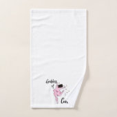 "Goddess of Curves" Badhandtuch Set (Handtuch)