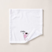 "Goddess of Curves" Badhandtuch Set (Waschlappen)