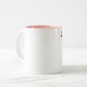 "Goddess of Curves" Zwei-Tone-Kaffee-Tasse Zweifarbige Tasse (Vorderseite Links)
