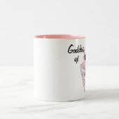 "Goddess of Curves" Zwei-Tone-Kaffee-Tasse Zweifarbige Tasse (Mittel)