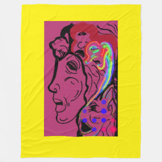 Goddess of Land and Sea Fleecedecke