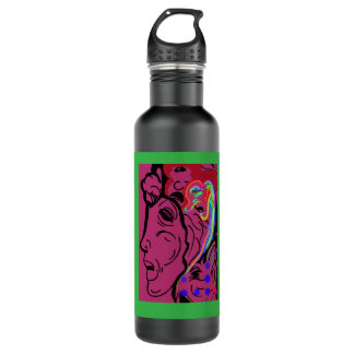 Goddess of Land and Sea Stainless Steel Bottle Edelstahlflasche