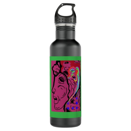 Goddess of Land and Sea Stainless Steel Bottle Edelstahlflasche (Vorderseite)