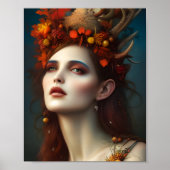Goddess of the Harvest Fantasy Digital Art Poster (Vorne)