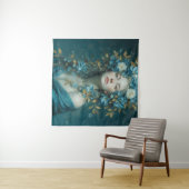 Goddess of the Night Tapestry Wandteppich (Beispiel (Horizontal))