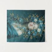 Goddess of the Night Tapestry Wandteppich (Vorderseite (Horizontal))