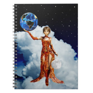 Goddess of Universe Notebook Notizblock