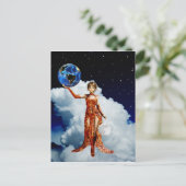 Goddess of Universe Postcard Postkarte (Stehend Vorderseite)