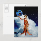 Goddess of Universe Postcard Postkarte (Vorne/Hinten)