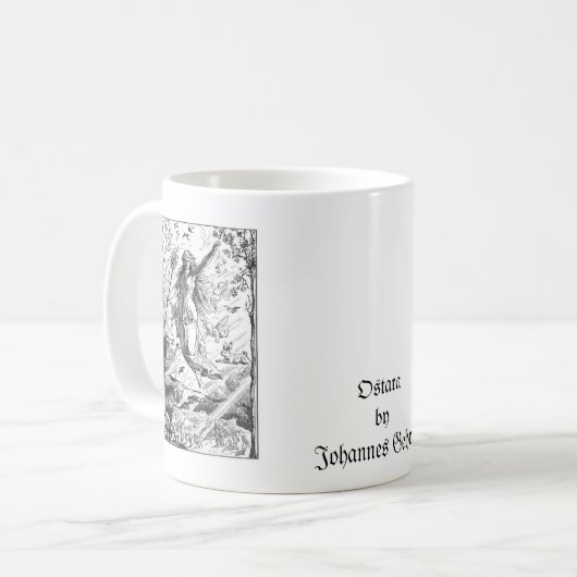 Goddess Ostara Kaffeetasse (Vorderseite Links)