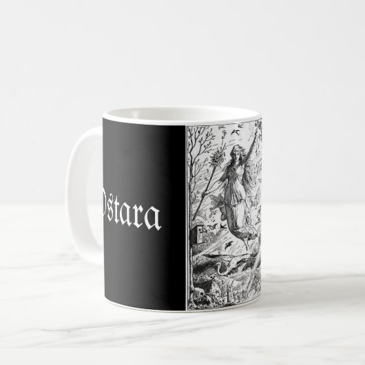 Goddess Ostara Kaffeetasse (Vorderseite Links)