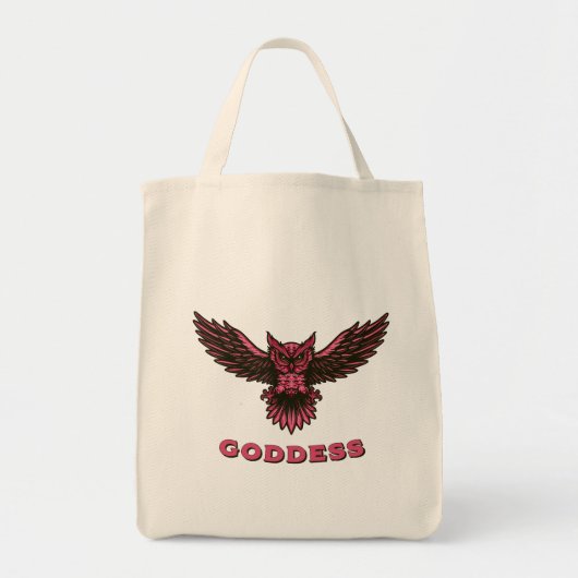 Goddess Owl Tasche: Das ultimative Festival Zubehö Tragetasche (Vorne)