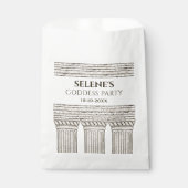 Goddess-Party mit benutzerdefinierten Text- und St Geschenktütchen (Vorderseite)