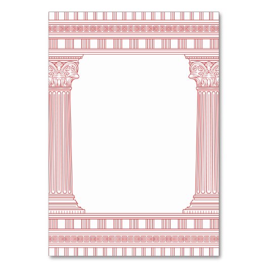 Goddess Party Tischnummern (Rückseite)