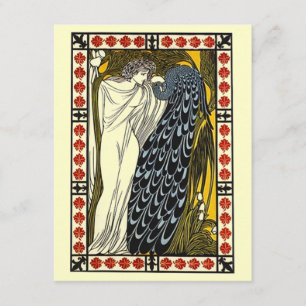 Goddess & Peacock Toga Party Einladung