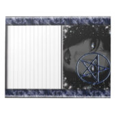 Goddess-Pentagramm Notizblock (Vorderseite)