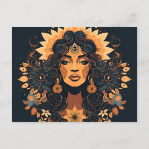 Goddess Postcard Postkarte