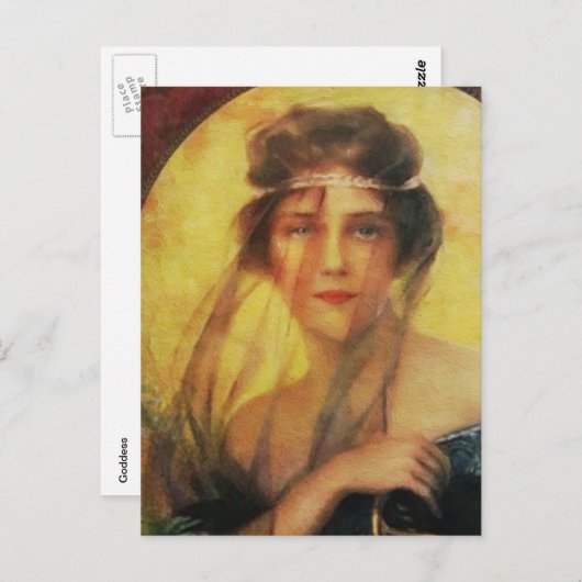 Goddess Postcard Postkarte (Vorne/Hinten)