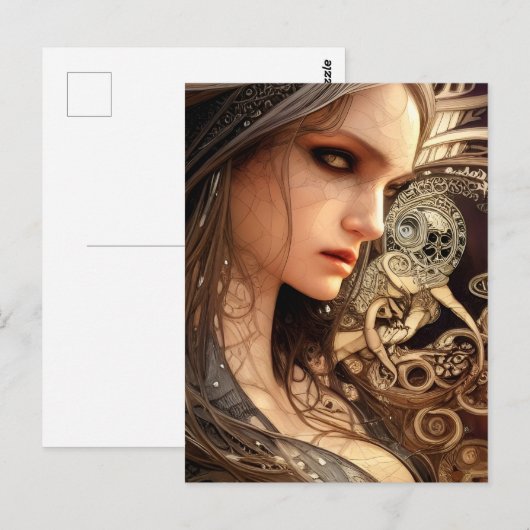 Goddess Postcard Postkarte (Vorne/Hinten)