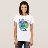 Goddess Power Colorful Infinity Deity T-Shirt (Vorne ganz)