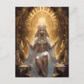 Goddess Queen Fantasy Art Postcard Postkarte (Vorderseite)