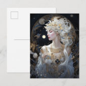 Goddess Queen Fantasy Art Postcard Postkarte (Vorne/Hinten)