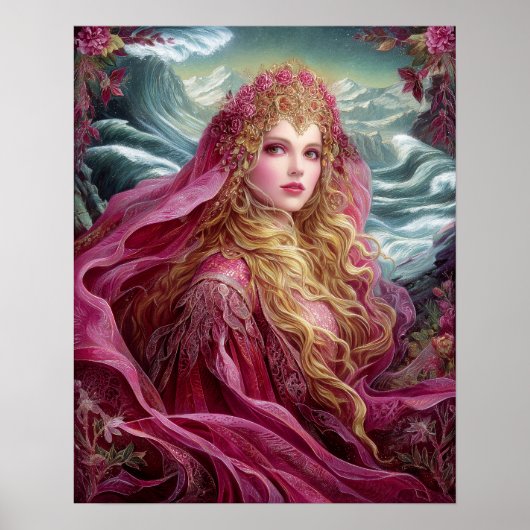Goddess Queen Fantasy Art Poster (Vorne)