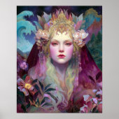 Goddess Queen Fantasy Wall Art Print Poster (Vorne)