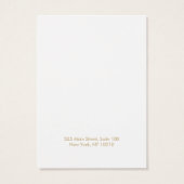 Goddess Queen White Earring Display Card (Rückseite)