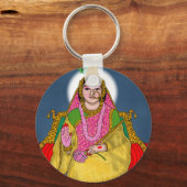 Goddess Radha Keychain Schlüsselanhänger (Vorderseite)