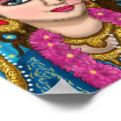 Goddess Radha Poster | Divine Hindu Devi Radha Spi (Ecke)