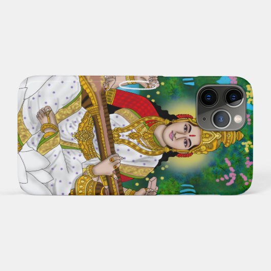 Goddess Saraswati Phone Cover (Rückseite (Horizontal))