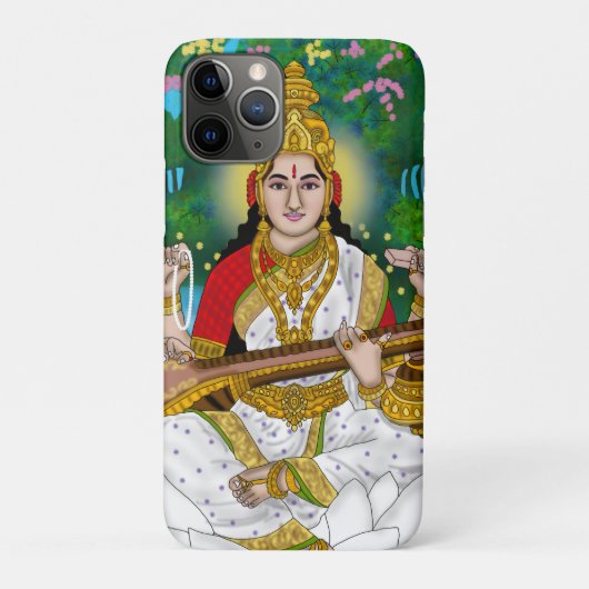 Goddess Saraswati Phone Cover (Rückseite)