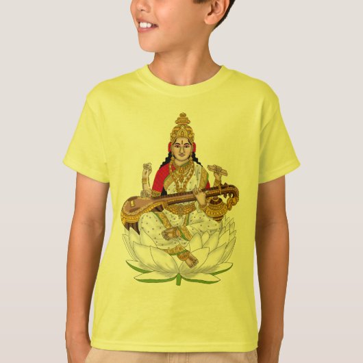 Goddess Saraswati T-Shirts (Vorderseite)