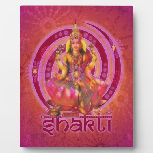 Goddess SHAKTI / LAKSHMI Fotoplatte (Vorderseite)