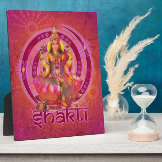 Goddess SHAKTI / LAKSHMI Fotoplatte (Seite)