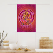 Goddess SHAKTI / LAKSHMI Poster (Küche)