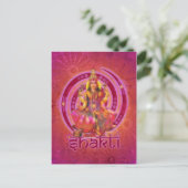 Goddess SHAKTI / LAKSHMI Postkarte (Stehend Vorderseite)