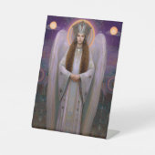 Goddess Shekinah High Frequency Kabbalist Art Sockelschild (Vorderseite)