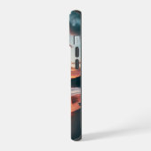 Goddess Silhoutte mit einem Gehäuse für das Sonnen iPhone 15 Hülle (Linke Seite)