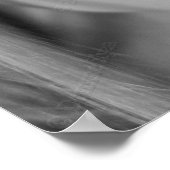 Goddess Smirking Poster in B&W (Ecke)