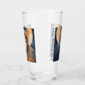 Goddess Solar Eclipse 2024 Custom Memento Glas (Links)