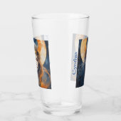 Goddess Solar Eclipse 2024 Custom Memento Glas (Rechts)