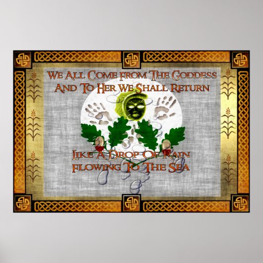 Goddess Song Poster (Vorne)